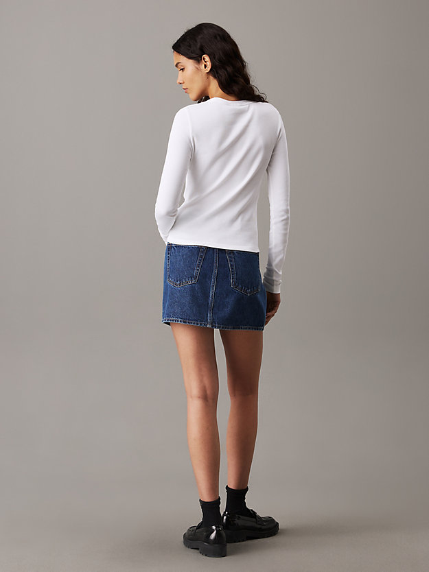 Slim Ribbed Long Sleeve Top