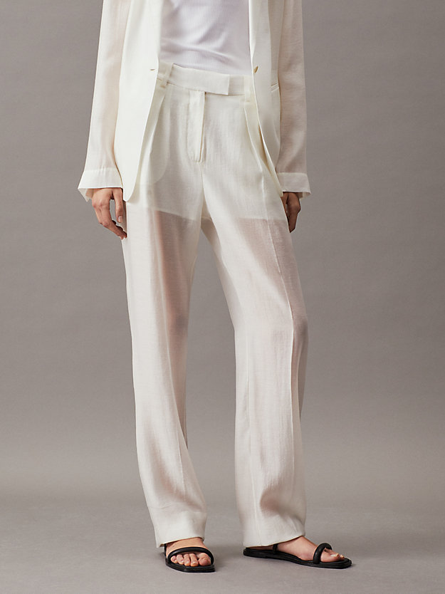 Relaxed Sheer Tailoring Trousers
