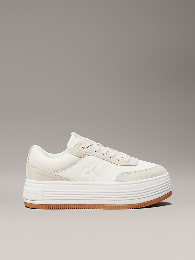 Leather Platform Trainers