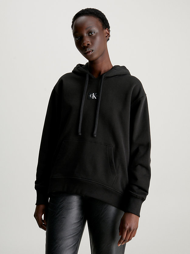 Oversized Cotton Terry Hoodie