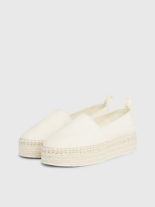 Canvas Platform Espadrille Trainers