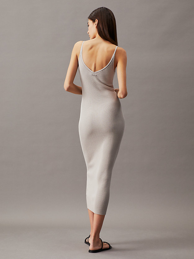 Slim Ribbed Slip Dress