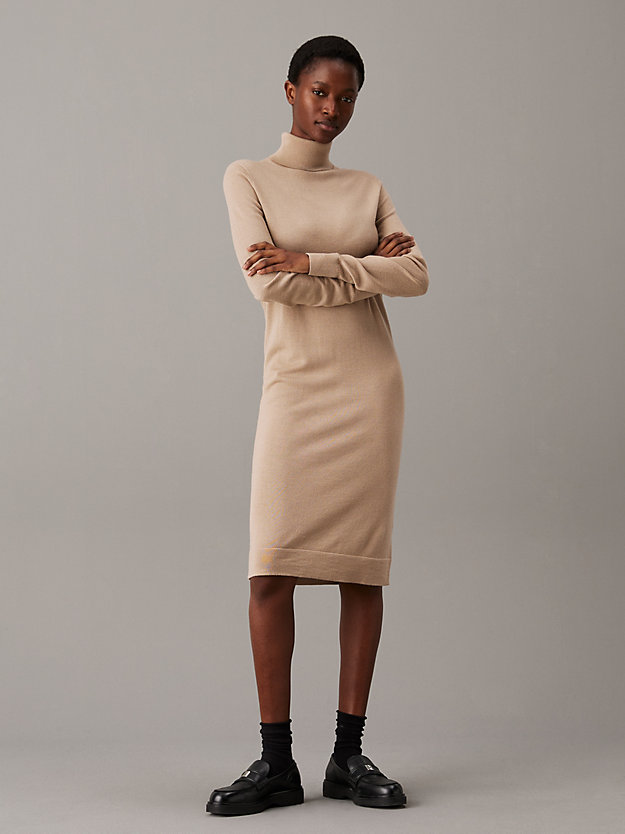 Merino Wool Shift Dress