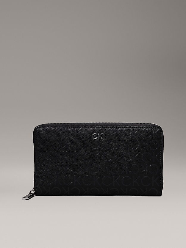 Large Logo Zip Around Wallet