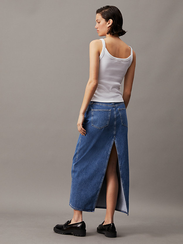 Denim Maxi Skirt