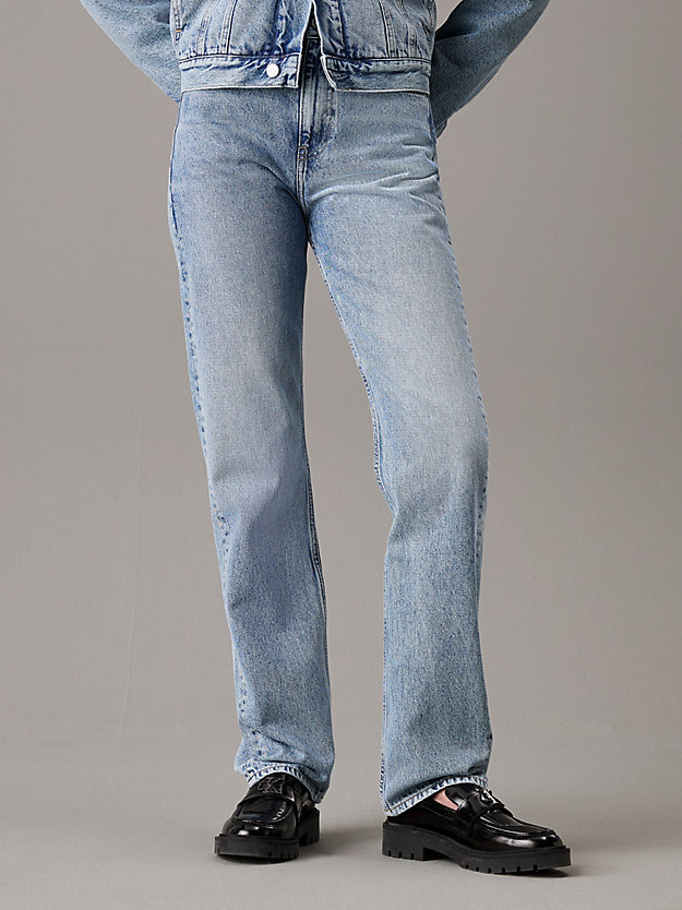 High Rise Straight Jeans