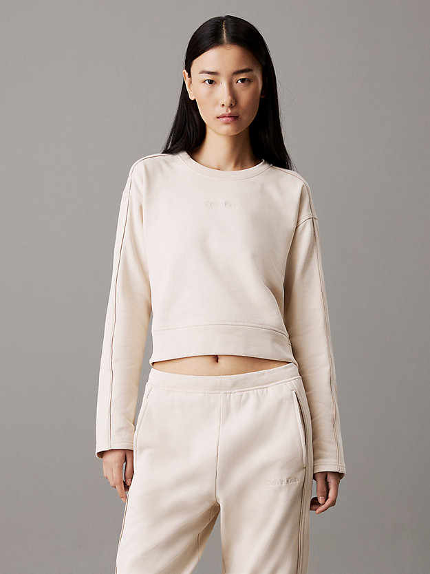 Cotton Fleece Lounge Sweatshirt
