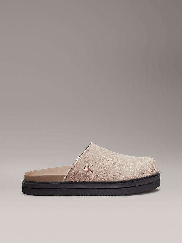 Suede Clog Slippers