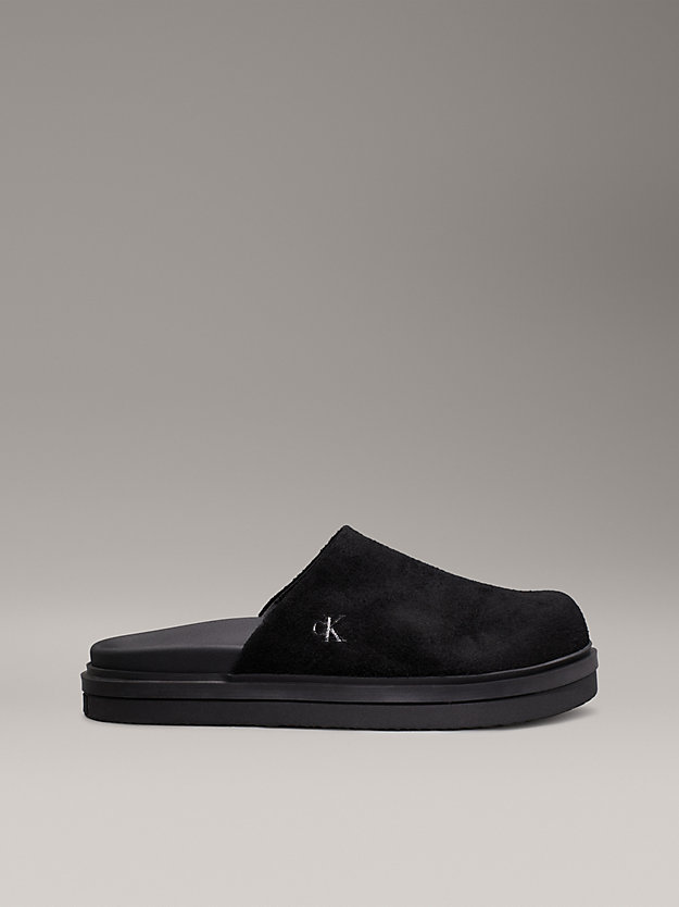 Suede Clog Slippers