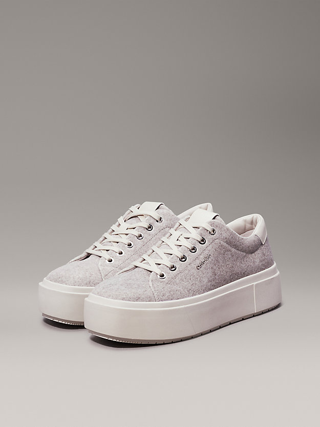 Felt Platform Trainers