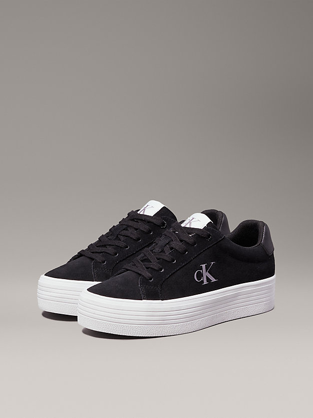 Suede Platform Trainers