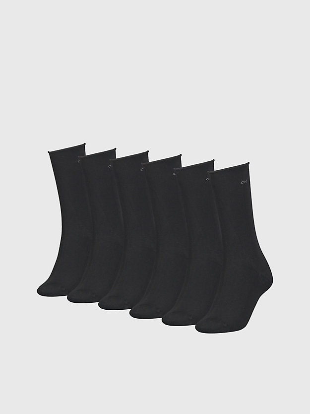 6 Pack Crew Socks