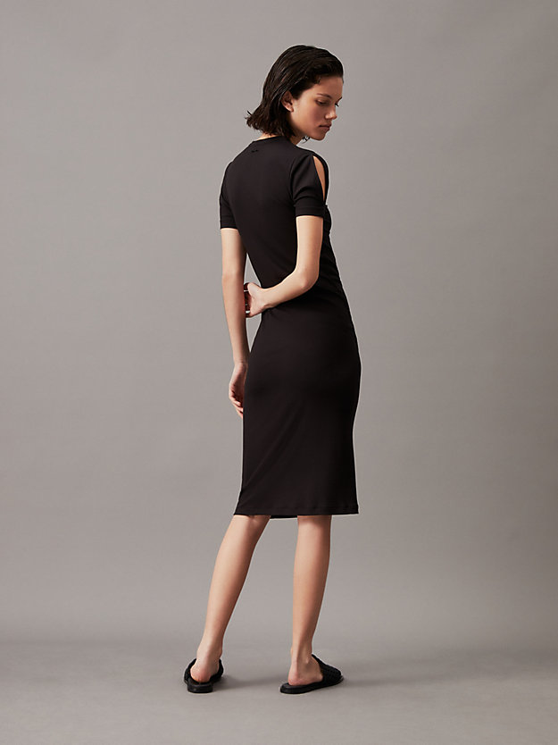 Slim Modal Midi Dress