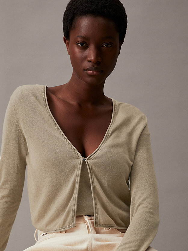 Slim Knit Cardigan Jumper
