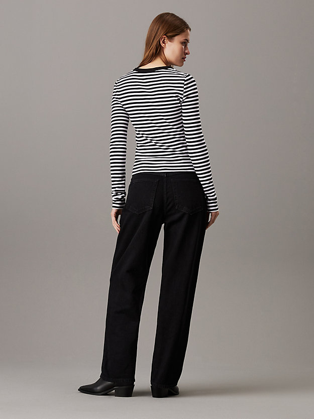 Slim Ribbed Long Sleeve Top