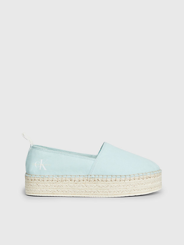 Canvas Platform Espadrille Trainers