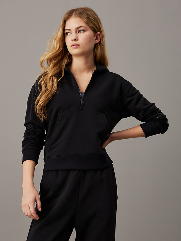 French Terry Half Zip Hoodie