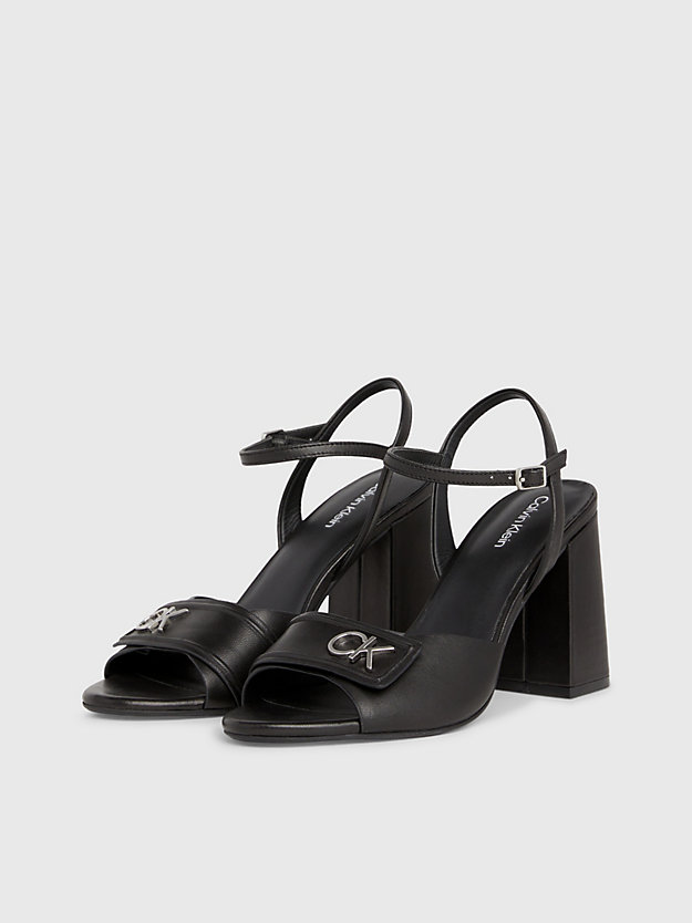 Leather Heeled Sandals