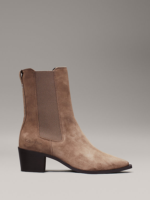 Suede Cowboy Boots