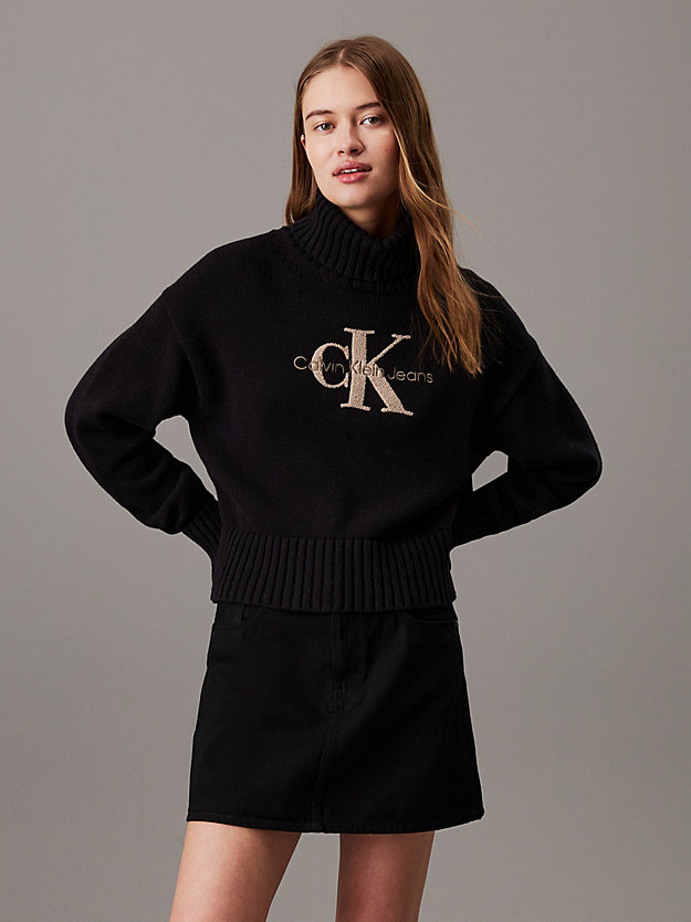 Monogram Roll Neck Jumper