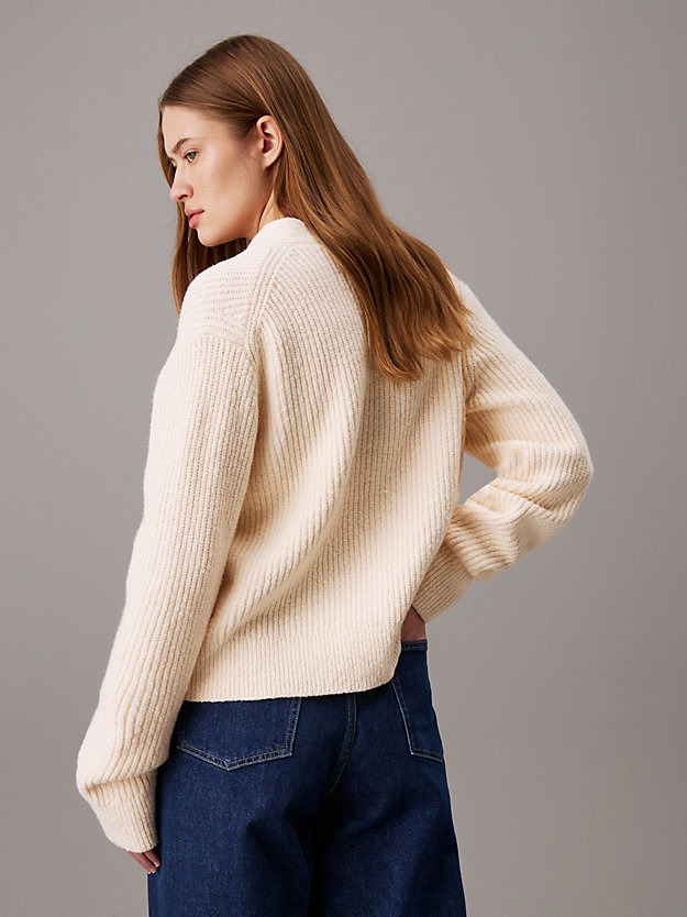 Relaxed Boucle Cardigan Jumper