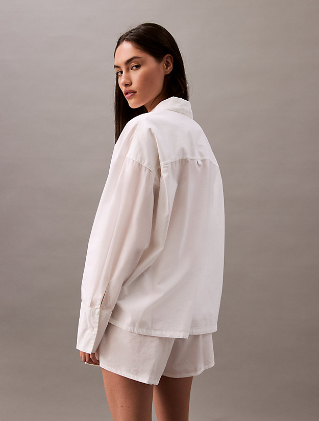 Cotton Poplin Pyjama Top