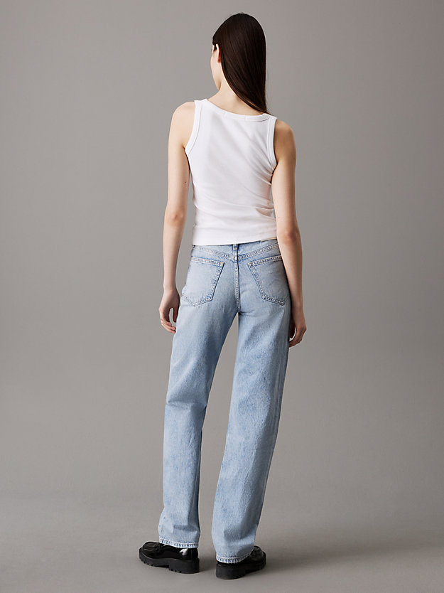High Rise Straight Jeans