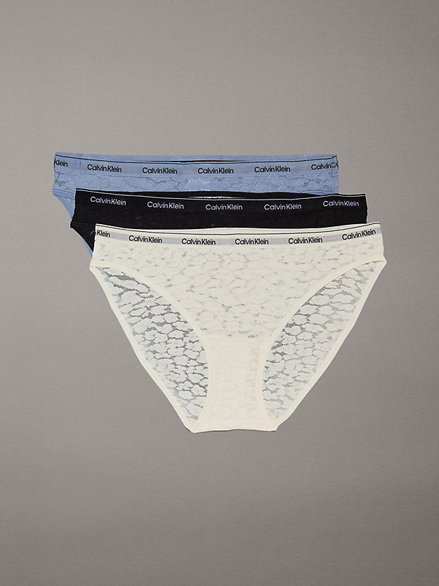 3 Pack Lace Bikini Briefs