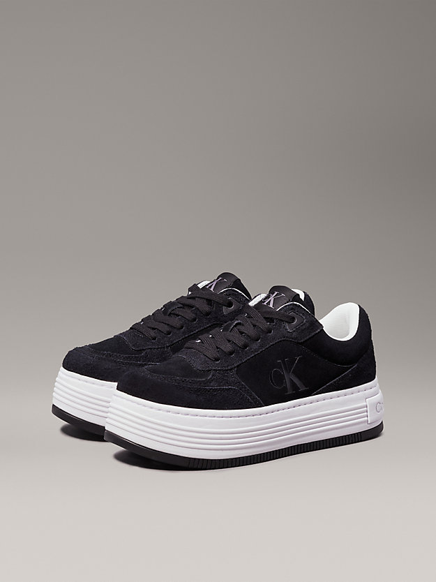 Suede Platform Trainers