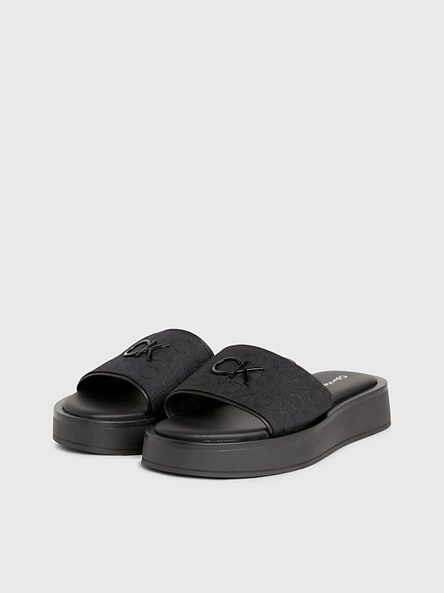 Logo Jacquard Sandals