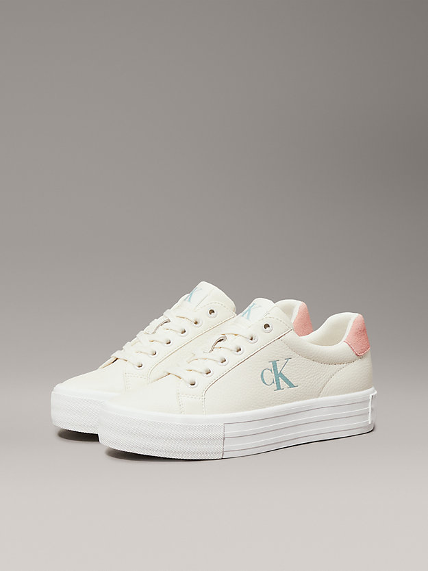 Leather Platform Trainers