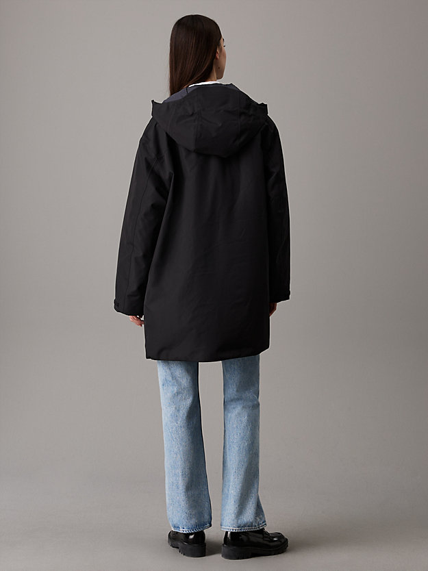 Technical Hooded Parka Coat