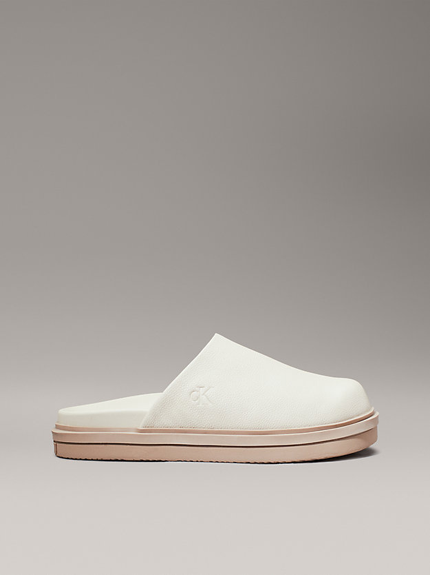 Leather Clog Slippers