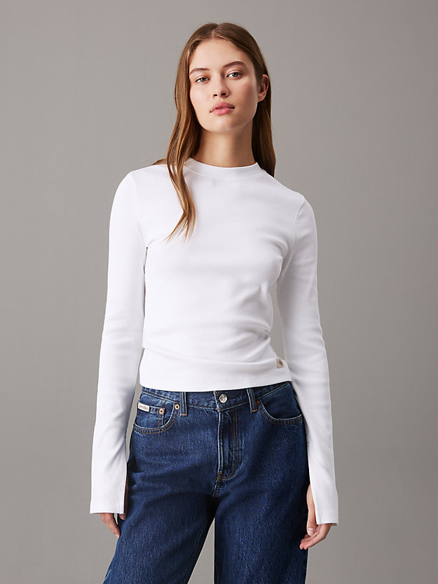 Slim Ribbed Cotton Top
