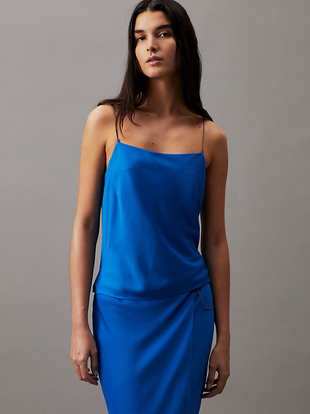 Boxy Crepe Cami Top