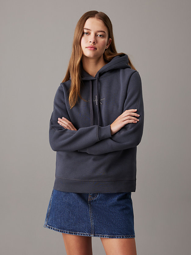 Fleece Monogram Hoodie