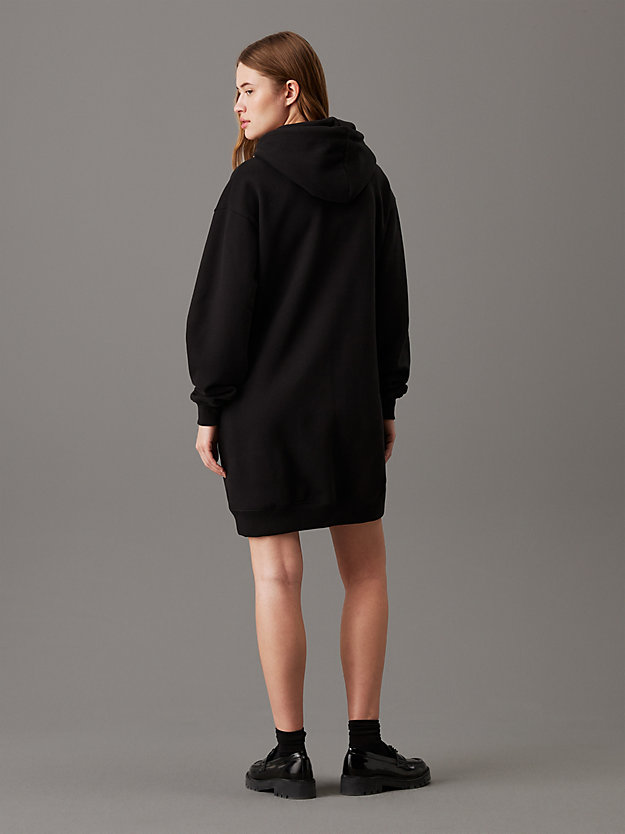 Monogram Hooded Sweatshirt Dress