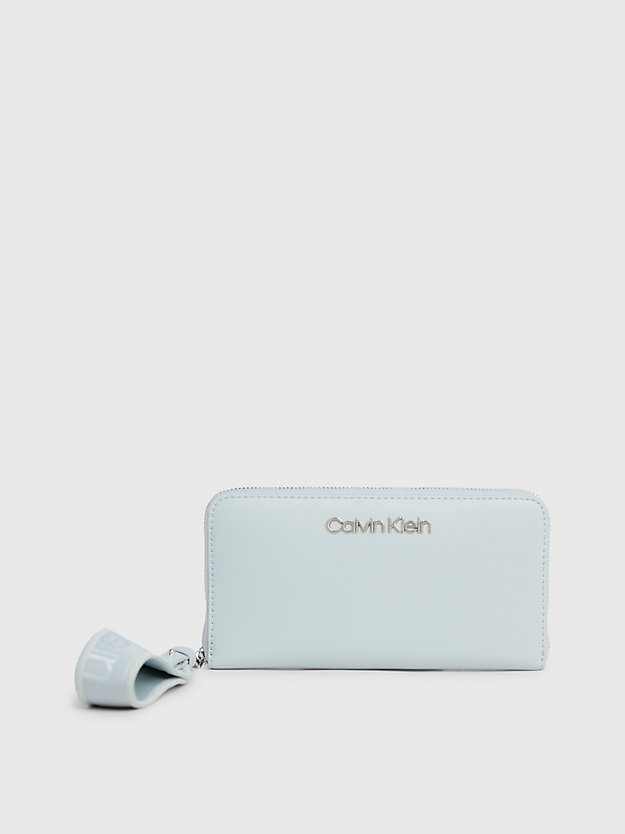 RFID Wristlet Zip Around Wallet
