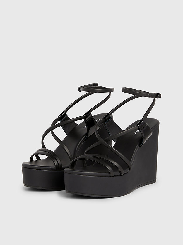 Leather Wedge Sandals