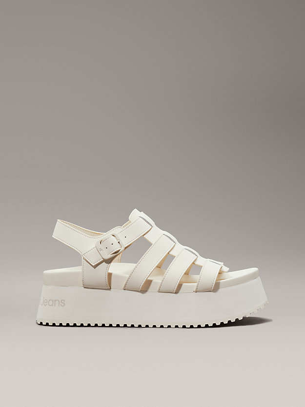 Leather Platform Sandals