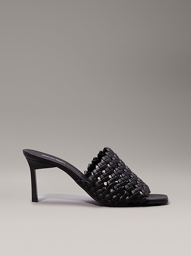 Woven Heeled Sandals