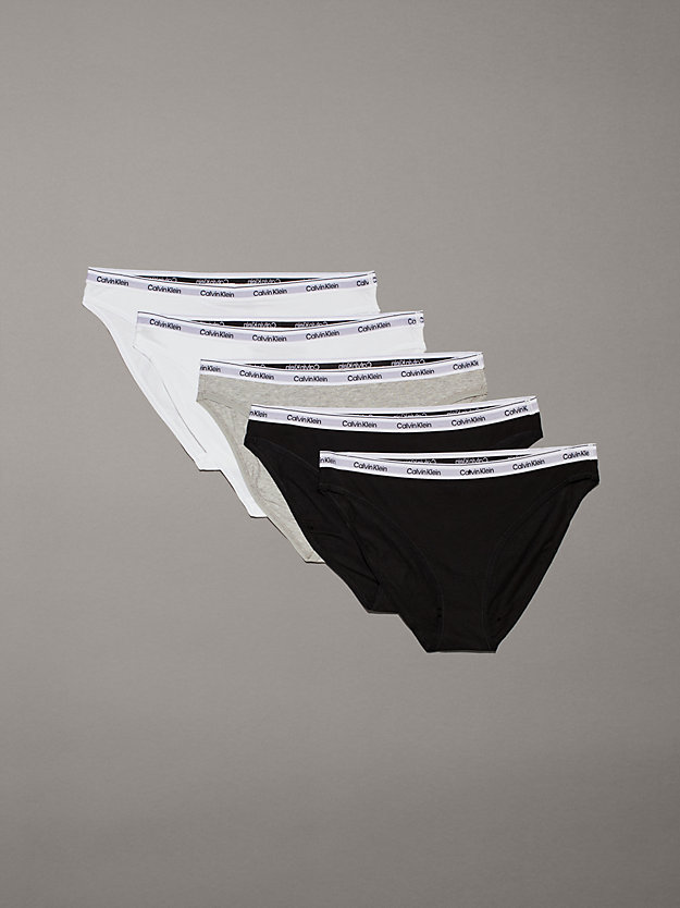 5 Pack Low Rise Bikini Briefs