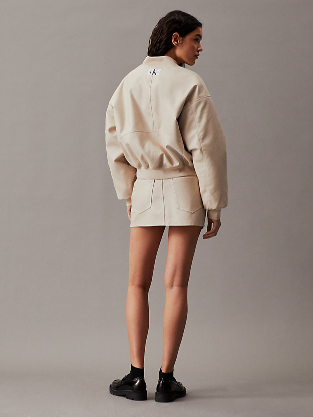 Faux Leather Micro Mini Skirt
