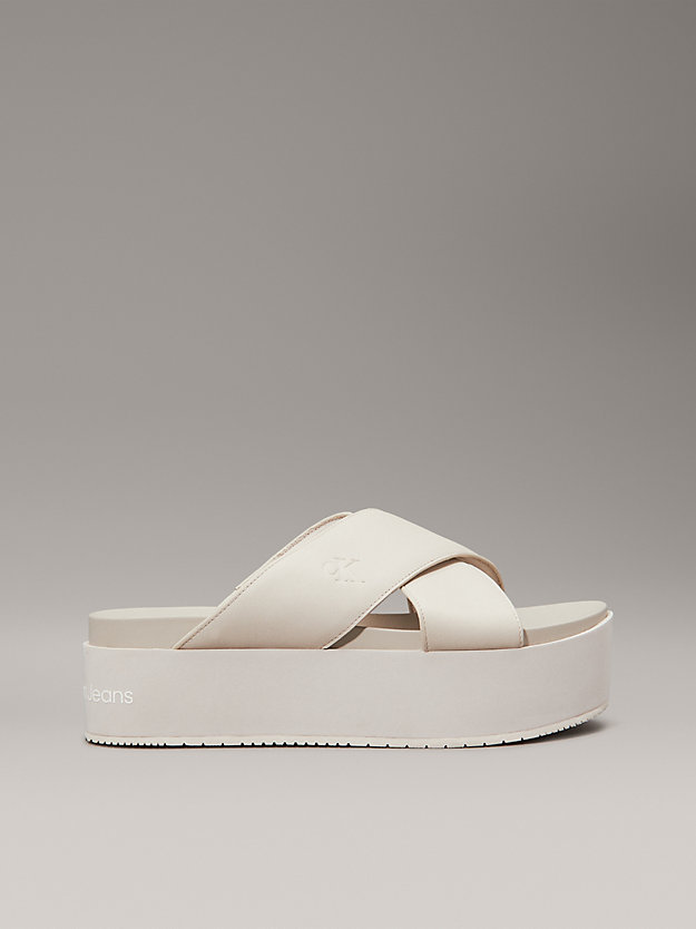 Leather Platform Sandals