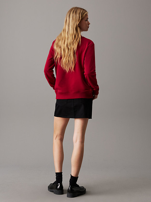Cotton Terry Badge Sweatshirt