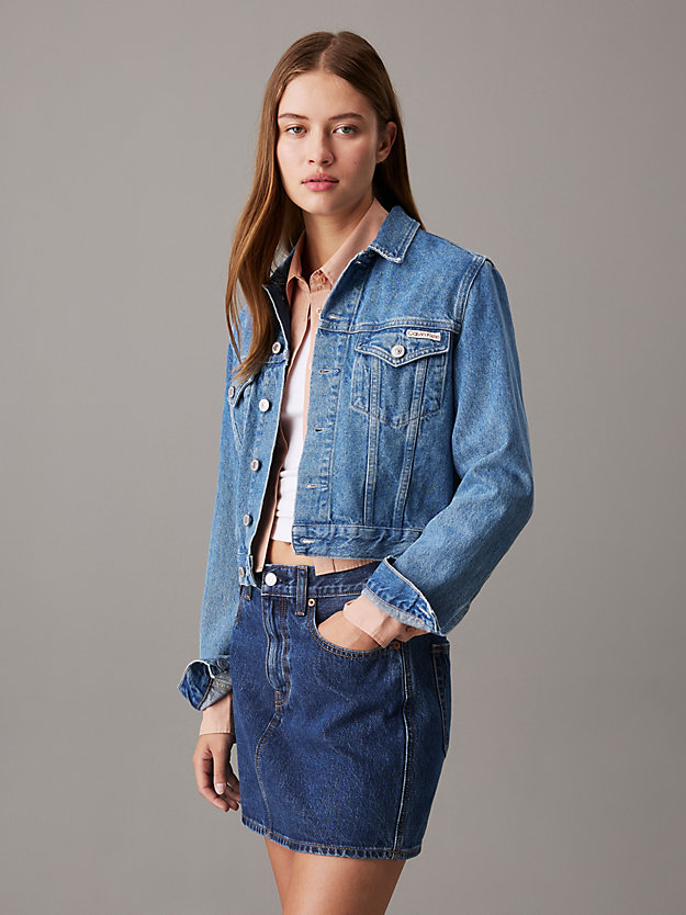 Cropped 90's Denim Jacket