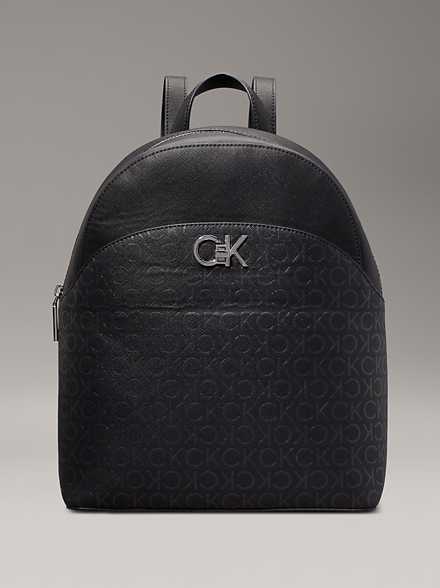 Logo Round Backpack Bag