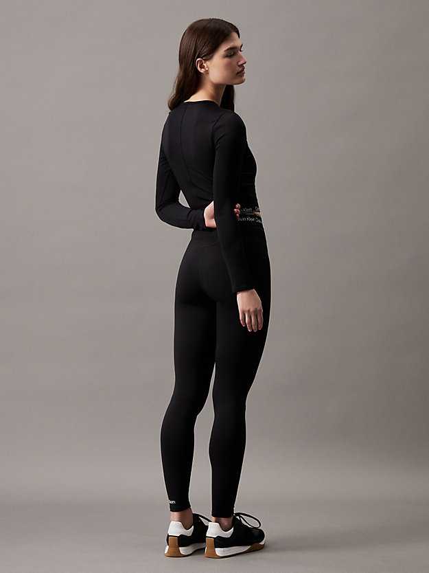 Cropped Long Sleeve Gym T-shirt