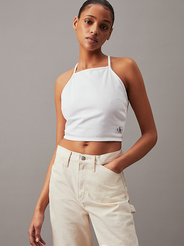 Tie Back Denim Top
