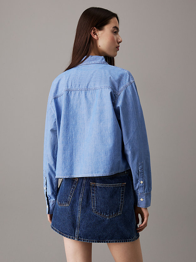 Relaxed Chambray Denim Shirt